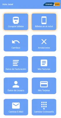 Trenes.com Billetes tren y AVE android App screenshot 5